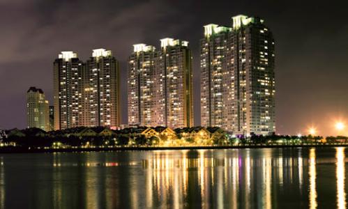 Saigon Pearl, Bình Thạnh Căn hộ Saigon Pearl đầy đủ nội thất, hướng Đông Nam.