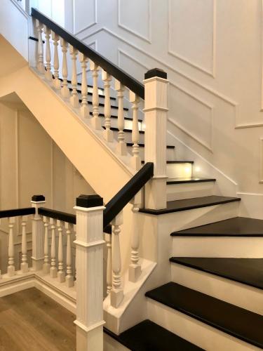 Không gian nhà phố Huyện Nhà Bè Nhà phố hướng Đông Nam diện tích 126m2, bàn giao đầy đủ nội thất.