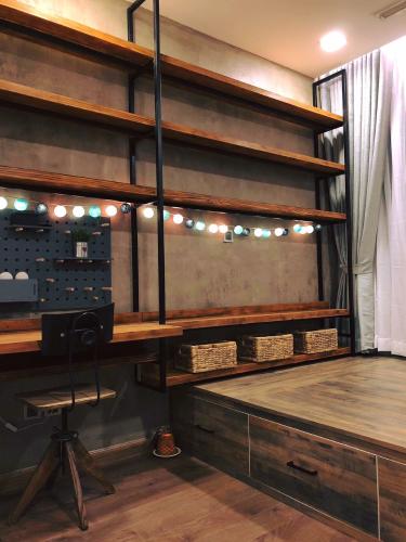 Phòng ngủ căn hộ Vinhomes Central Park, Quận Bình Thạnh Căn hộ tầng 26 Vinhomes Central Park đầy đủ nội thất hiện đại.