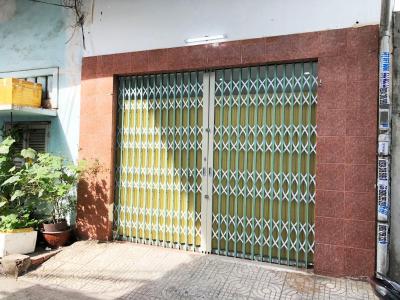 Hình chính diện nhà phố Nhà phố 1 trệt 1 lầu Quận 1 hẻm xe hơi, thích hợp kinh doanh.