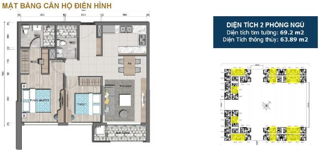 Layout căn hộ Victoria Village, Quận 2 Căn hộ Victoria Village thiết kế sang trọng, nội thất cao cấp.