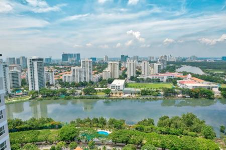 Sunrise Riverside Căn hộ Sunrise Riverside view sông thoáng mát, nội thất cơ bản.