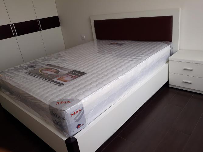 phòng ngủ căn hộ The Sun Avenue Căn hộ The Sun Avenue hướng cửa Đông Nam, đầy đủ nội thất.