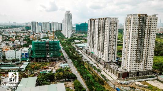 The Park Residence, Nhà Bè Căn hộ The Park Residence đầy đủ nội thất, ban công hướng Tây.