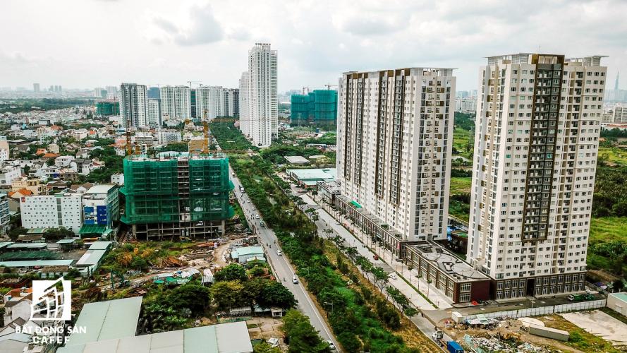 The Park Residence, Nhà Bè Căn hộ The Park Residence đầy đủ nội thất, ban công hướng Tây.