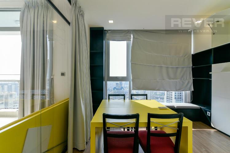 Phòng ăn căn hộ Vinhomes Central Park Căn hộ Vinhomes Central Park đầy đủ nội thất, view thành phố