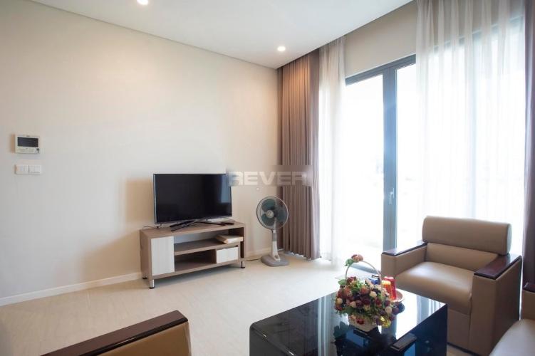 Phòng khách Đảo Kim Cương, Quận 2 Căn hộ Đảo Kim Cương view sông và thành phố, đầy đủ nội thất.