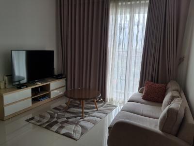 Phòng khách căn hộ Estella Heights, Quận 2 Căn hộ Estella Heights view thành phố, ban công hướng Đông Nam.