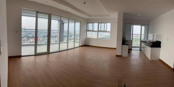 Phòng khách Conic Riverside, Quận 8 Căn hộ Penthouse Conic Riverside view thành phố, nội thất cơ bản