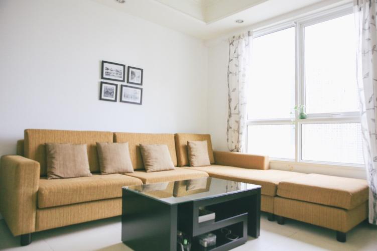 Phòng khách The Manor Quận Bình Thạnh Căn hộ The Manor tầng trung, view hướng Đông Nam.