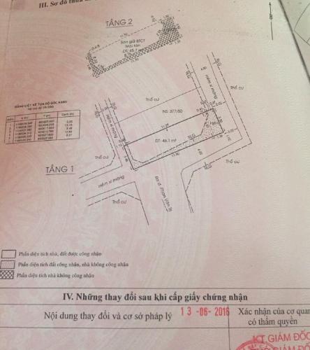 Bản vẽ nhà phố Phan Văn Trị, Bình Thạnh Nhà phố căn góc hướng Đông Nam, gần Đại học Văn Lang.