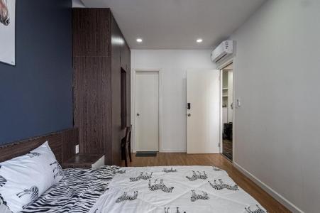 Phòng ngủ căn hộ M-ONE NAM SÀI GÒN Cho thuê căn hộ M-One Nam Sài Gòn 3PN, đầy đủ nội thất, full sàn gỗ, ban công hướng Nam