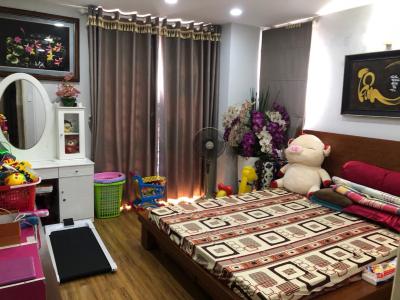 Phòng ngủ căn hộ The Splendor, Gò Vấp Căn hộ The Splendor tầng trung view thành phố, nội thất cơ bản.