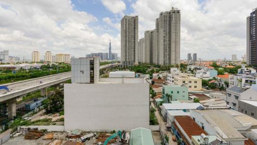 View căn hộ Gateway Thảo Điền Căn hộ Gateway Thảo Điền view nhìn ra thành phố, nội thất cơ bản.