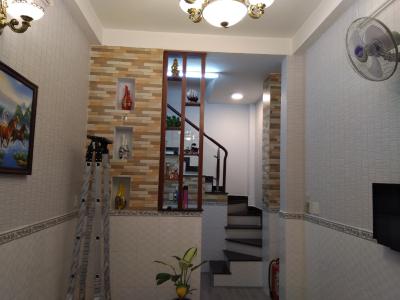 Nhà phố hẻm 4m, diện tích 21m2, khu ăn uống sầm uất.