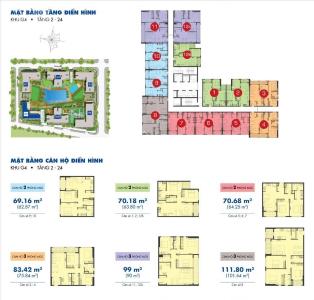mặt bằng dự án căn hộ Sunrise Riverside Bán căn hộ Sunrise Riverside thô, thuận lợi thiết kế theo ý thích.