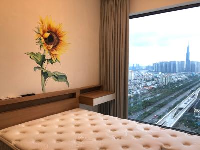 phòng ngủ căn hộ Gateway Thảo Điền Căn hộ tầng cao Gateway Thảo Điền view tuyệt đẹp.