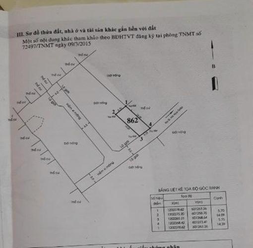  Đất nền diện tích 81m2 hướng Đông Nam, đường trước đất rộng 5m.