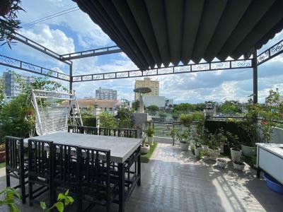 Sân thượng nhà phố quận 10 Nhà phố đường Đồng Nai diện tích sử dụng 85.9m2