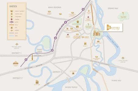 vị trí dự án Masteri Centre Point quận 9 Căn hội Masteri Centre Point tầng 4 view thoáng mát, thiết kế sang trọng.
