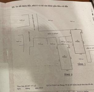 Bản vẽ nhà phố Quận 7 Nhà phố có 2 mặt tiền hẻm, kết cấu 1 trệt 1 lầu, pháp lý đầy đủ.