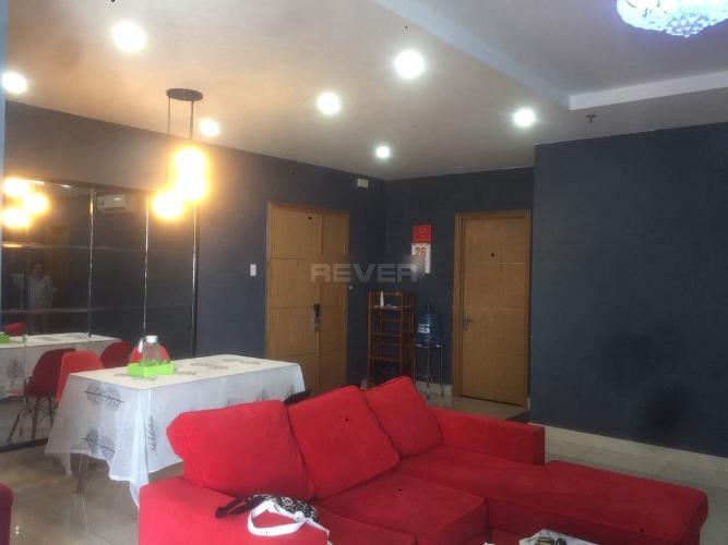 Phòng khách căn hộ Him Lam Chợ Lớn Căn hộ Him Lam Chợ Lớn tầng thấp đầy đủ nội thất, hướng Tây.