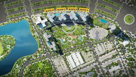 Bản vẽ dự án Eco Green Saigon Bán căn hộ tầng trung Eco Green Saigon, ban công hướng Tây, đầy đủ nội thất, giao dịch ngay.