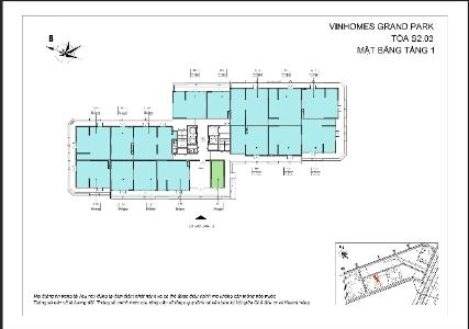 layout shophouse tháp S2.03 dự án Vin quận 9 Shophouse Vinhomes Grand Park bàn giao thô tiện thiết kế.
