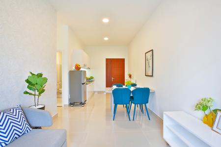 Nhà mẫu Topaz Home 2 Căn hộ Topaz Home 2 tầng trung, bàn giao nội thất cơ bản.