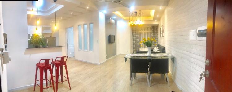 Bên trong căn hộ Sky Garden 1 Căn hộ Sky Garden 1 thuộc tầng trung, diện tích 88m2