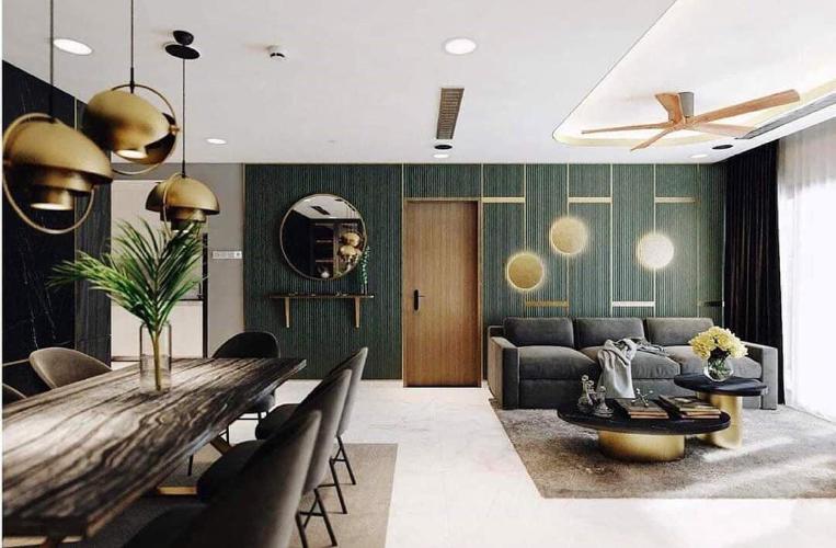 Căn hộ Vinhomes Central Park, Quận Bình Thạnh Căn hộ có 4 phòng ngủ Vinhomes Central Park tầng 12B, đầy đủ nội thất.