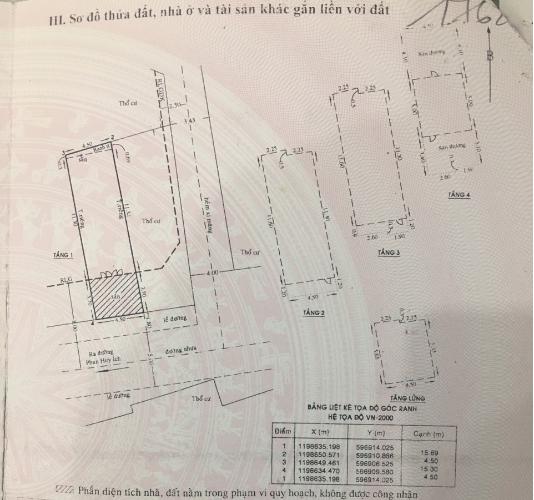 Bản vẽ nhà phố Phan Huy Ích, Gò Vấp Nhà phố hướng Đông Nam, nằm trong hẻm rộng buôn bán sầm uất
