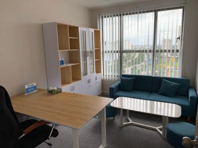 Phòng khách officetel The Sun Avenue Cho thuê officetel The Sun Avenue, diện tích 51.2m2 - 1 phòng ngủ, nội thất cơ bản, tầng cao, view thoáng.