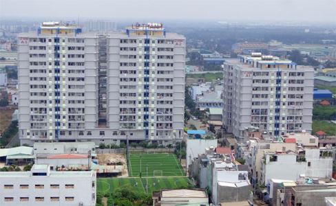 Chung cư Lê Thành, Bình Tân Căn hộ chung cư Lê Thành tầng trung, ban công hướng Đông.