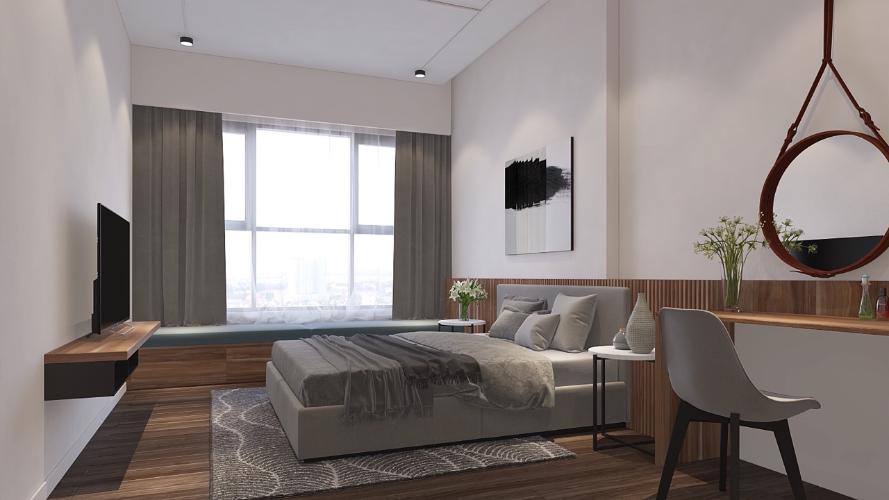 không gian phòng ngủ căn hộ The Sun Avenue Bán căn hộ The Sun Avenue tầng cao, nội thất đầy đủ, hiện đại.