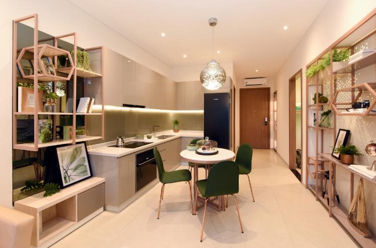 Nhà mẫu Sky 89 An Gia Căn hộ Sky 89 An Gia tầng cao, nội thất cơ bản.