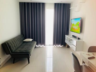 Phòng khách Vinhomes Grand Park, Quận 9 Căn hộ Vinhomes Grand Park nội thất đầy đủ, hướng Tây Nam.