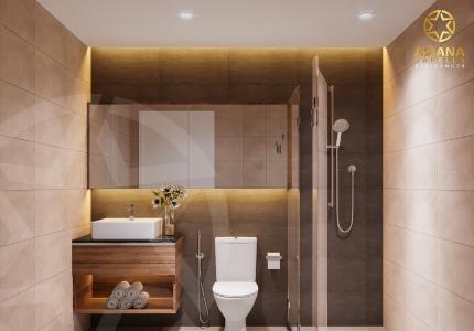 Phòng tắm căn hộ Asiana Capella , Quận 6 Căn hộ Asiana Capella tầng trung mát mẽ, nội thất cơ bản.