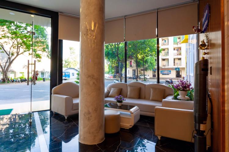 Sảnh chờ của căn hộ dịch vụ quận 10 Cho thuê căn hộ dịch vụ đường Ba tháng Hai, Quận 10, diện tích 35m2, cách Nhà hát Hòa Bình 200m