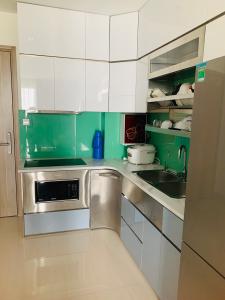 Phòng bếp Vinhomes Grand Park, Quận 9 Căn hộ Vinhomes Grand Park nội thất đầy đủ, hướng Tây Nam.