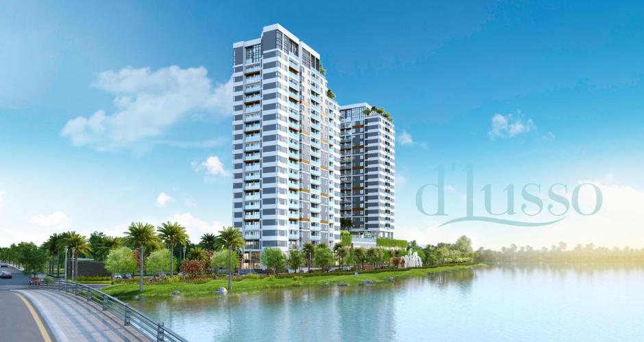 D'Lusso, Quận 2 Căn hộ D'Lusso bàn gioa nội thất cơ bản, ban công hướng Đông Nam.