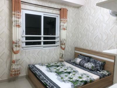 Phòng ngủ căn hộ Đạt Gia Residence, Thủ Đức Căn hộ Đạt Gia Residence tầng 12 view thoáng mát, nội thất đầy đủ.