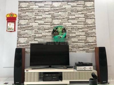 Phòng khách nhà phố 803/23/10/14 Huỳnh Tấn Phát Nhà phố diện tích sử dụng 137.8m2, đón hướng Tây Bắc.