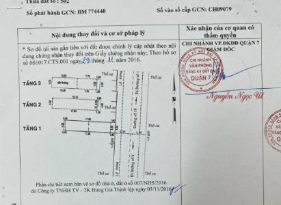 Nhà phố Quận 7 Nhà phố mặt tiền hướng Nam, khu dân cư an ninh yên tĩnh.