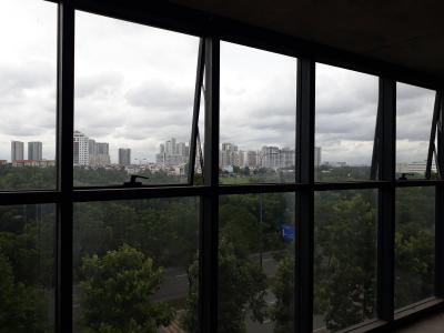 view cảnh căn hộ The Sun Avenue Cho thuê căn hộ view nội khu - The Sun Avenue tầng thấp, diện tích 73.1m2, thiết kế hiện đại.