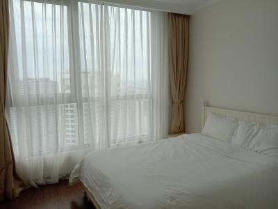 Phòng ngủ Vinhomes Central Park Căn hộ Vinhomes Central Park tầng cao, nội thất sang trọng.