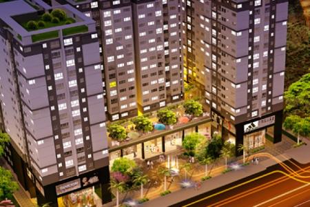 Căn hộ The Hyco4 Tower, Quận Bình Thạnh Căn hộ The Hyco4 Tower tầng 12 diện tích 75m2, đầy đủ nội thất.