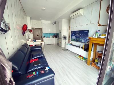 Phòng khách căn hộ Jamila Khang Điền, Quận 9 Căn hộ Jamila Khang Điền thiết kế hiện đại, đầy đủ nội thất.