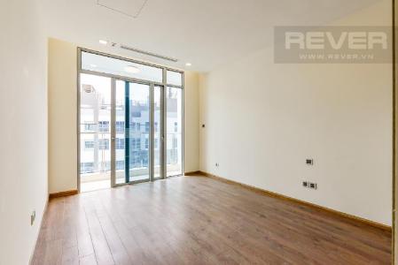 phòng ngủ căn hộ Vinhomes Central Park Căn hộ Vinhomes Central Park tầng trung, nội thất cơ bản