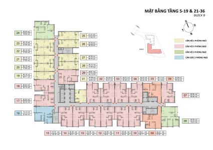 mặt bằng căn hộ opal skyline Căn hộ Opal Skyline tầng trung, tiện ích cao cấp.